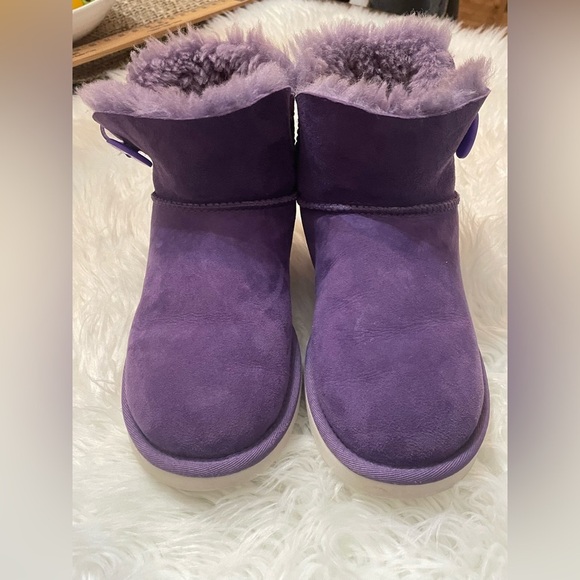 UGG Mini Bailey Button II in Purple Women Size 6 - Picture 11 of 11